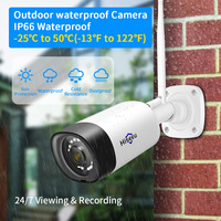 Hiseeu 8CH 3MP bezprzewodowa kamera przemysłowa zestaw CCTV z 10.1 "Monitor dla 1536P 1080P 2MP bezpieczeństwo zewnętrzne System kamer zestaw 2